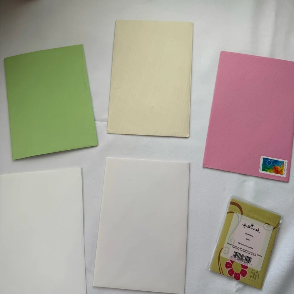 Assorted greeting cards friendship birthday blank set of six cards